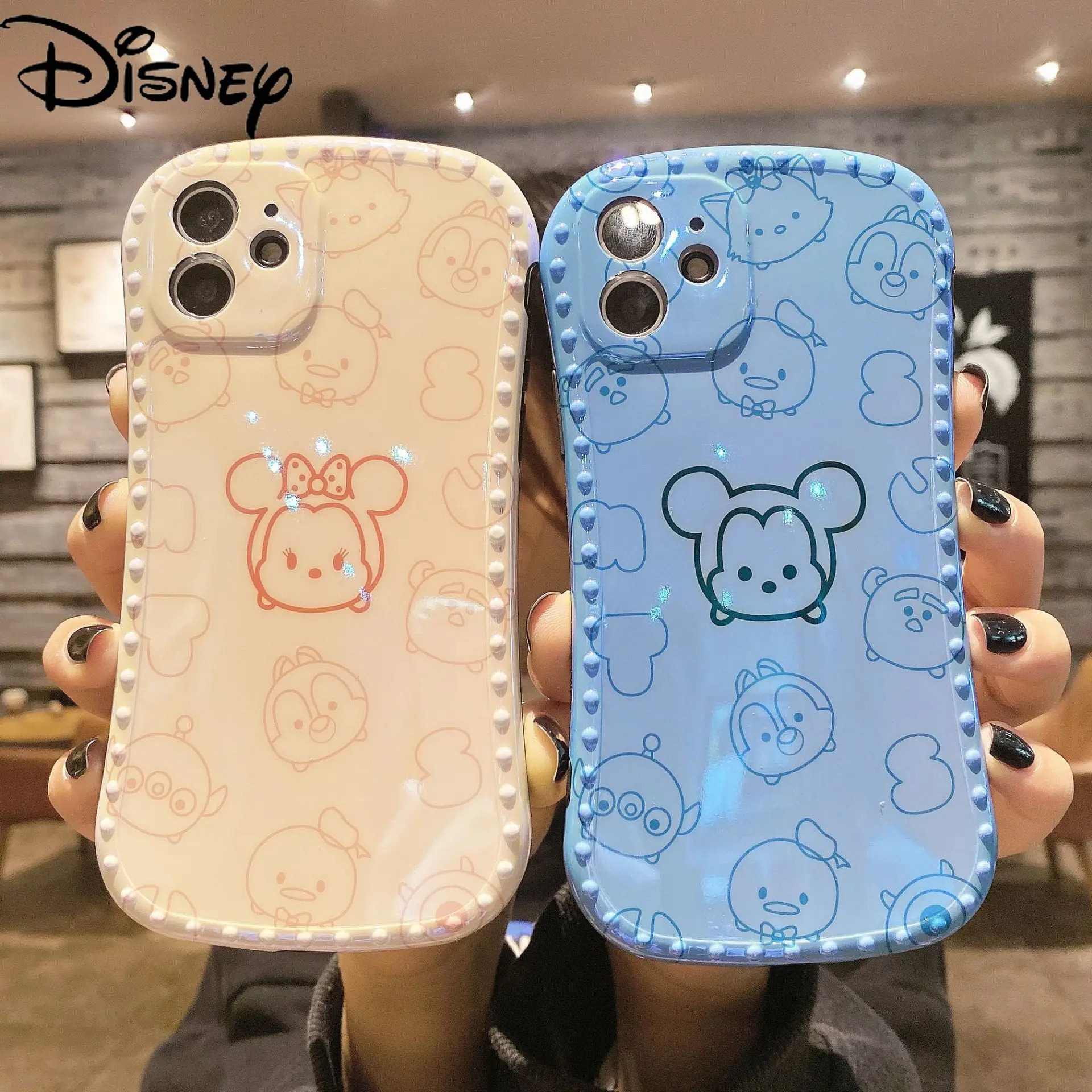 

Disney Mickey mobile phone cover for iPhone12/iPhoneXS cute cartoon mobile phone case XR/XSMAX/7plus/8plus/12promax/11pro couple