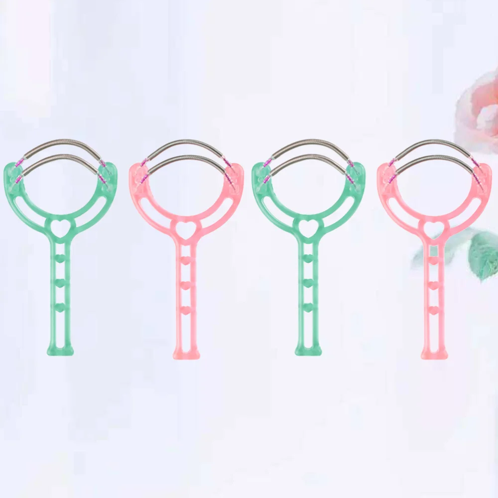 4 шт. устройство для удаления волос Весна лица удаление ручной резьбы Красота