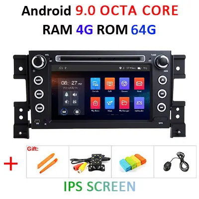 4G 64G 8 ядерный DSP ips 2 Din Android 9,0 автомобильный dvd-плеер gps Аудио для SUZUKI GRAND VITARA 2007-2013 автомобильный радио мультимедиа obd2 dvr - Цвет: 4G 64G IPS