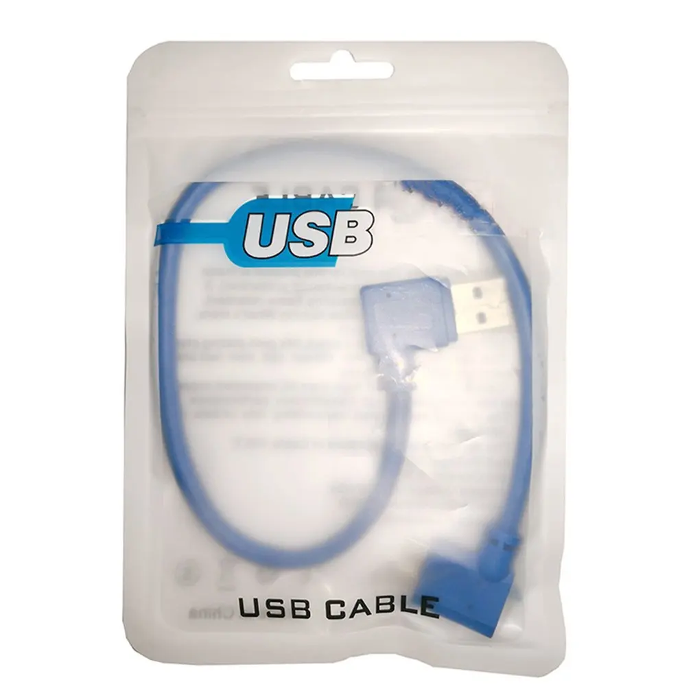 30 см 90 градусов прямоугольный Micro B USB 3,0 Синхронизация данных зарядный короткий кабель для USB3.0 мобильного жесткого диска