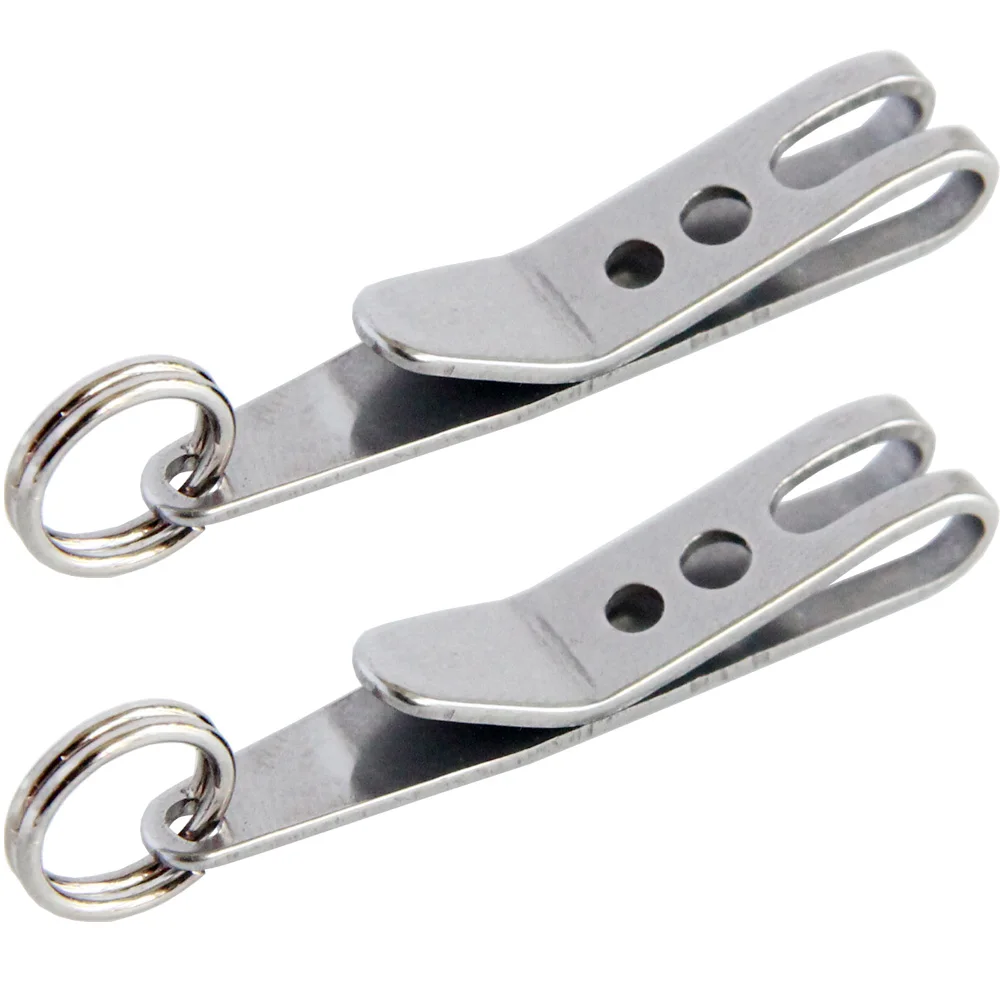 Многофункциональный мини карманный подвесной зажим из нержавеющей стали 2 шт.