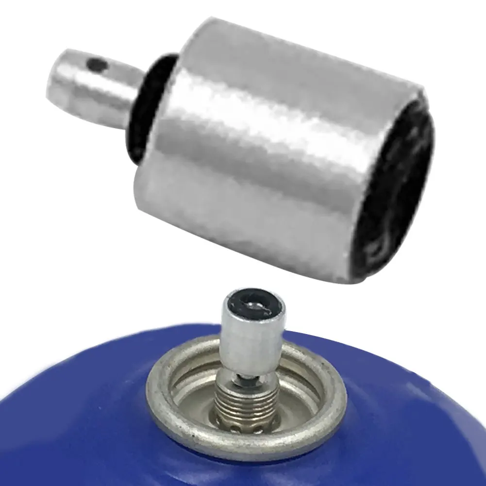 Наконечник переходник для заправки газа многоразовый бутан винт наружный разъем