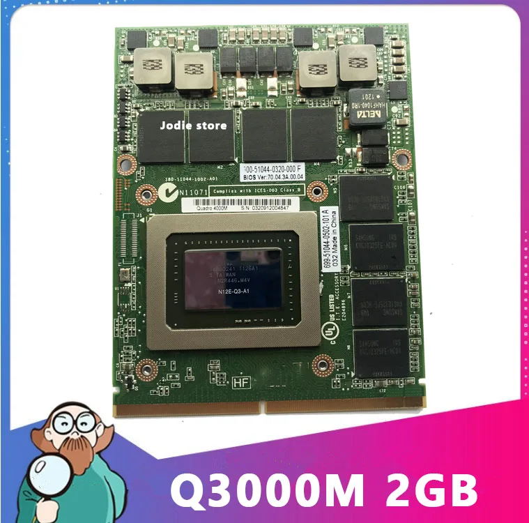 видеокарта quadro 3000m q3000m vga для ноутбук