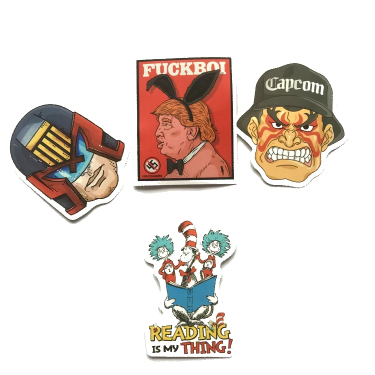 13 шт./партия американские Мультяшные наклейки для аксессуаров мотоцикл