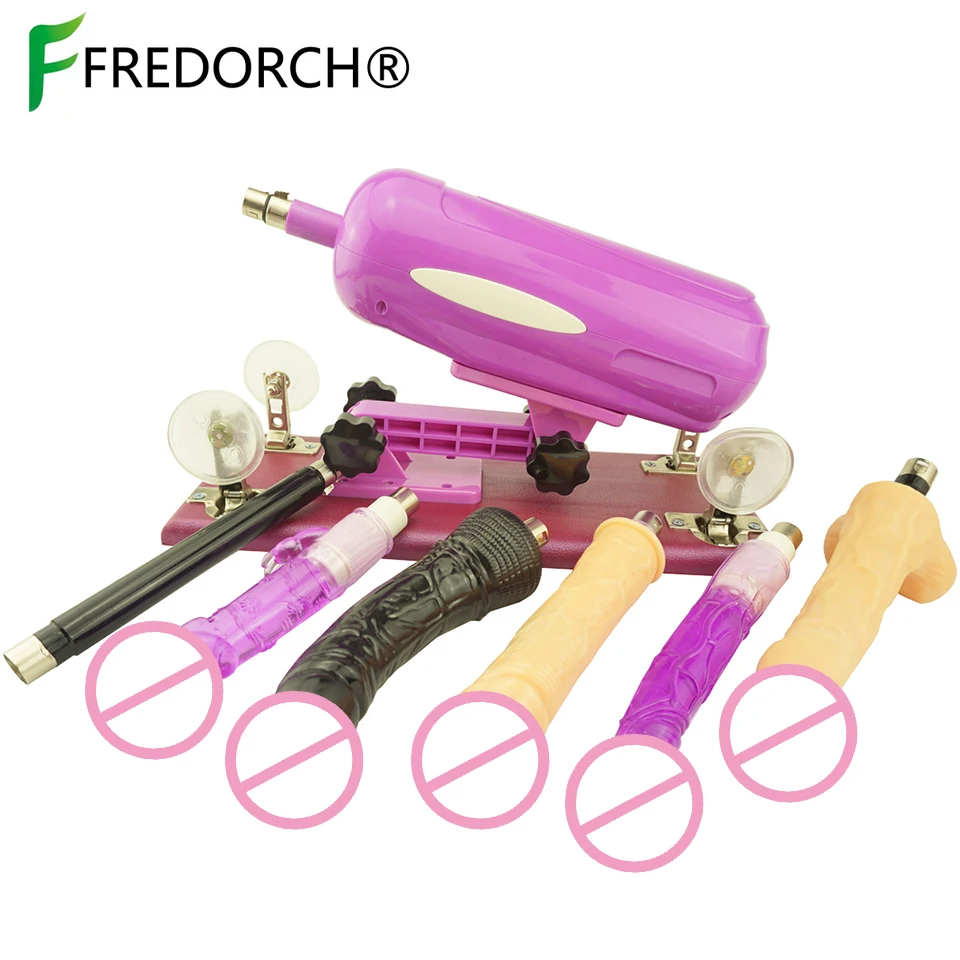 Модная фиолетовая автоматическая секс-машина для девочек с различными