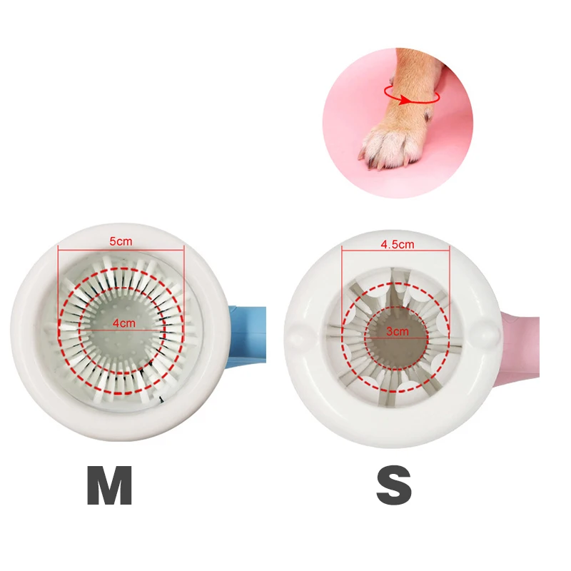 

Pet Dog Paw Cleaner Cup Outdoor Portable 360 Soft Silicone Foot Washer Clean Dog Cat Paws Manual Quick Feet Wash Cleaner
