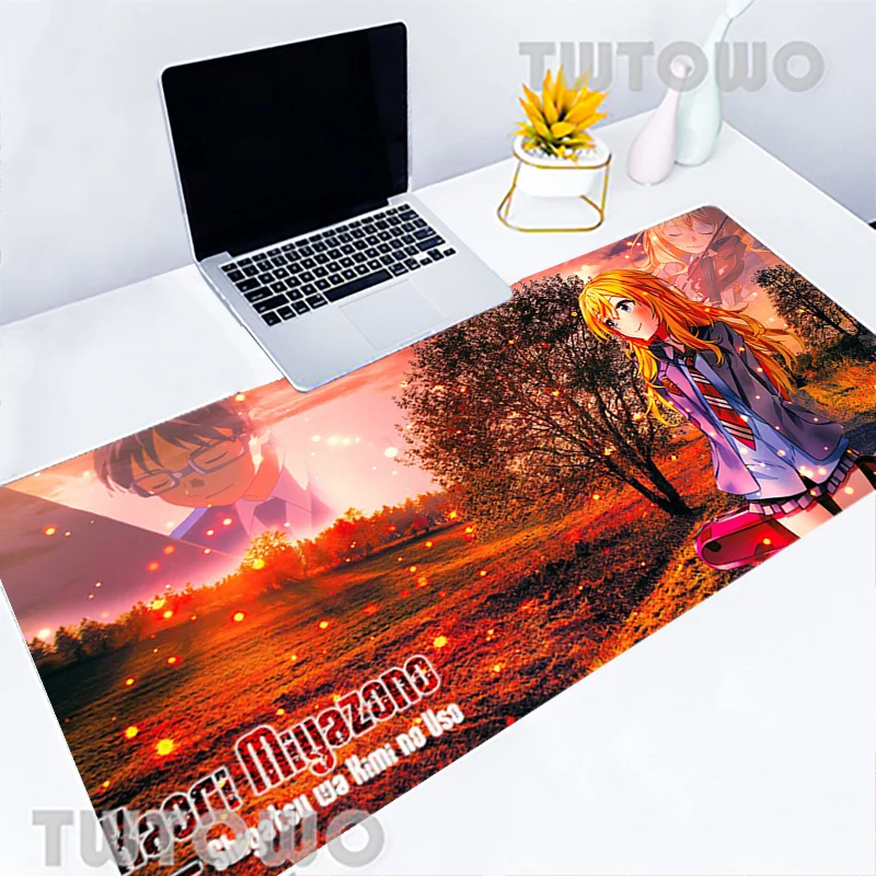 

Коврик для мыши с надписью «Your Lie» («Your Lie» в апреле»)