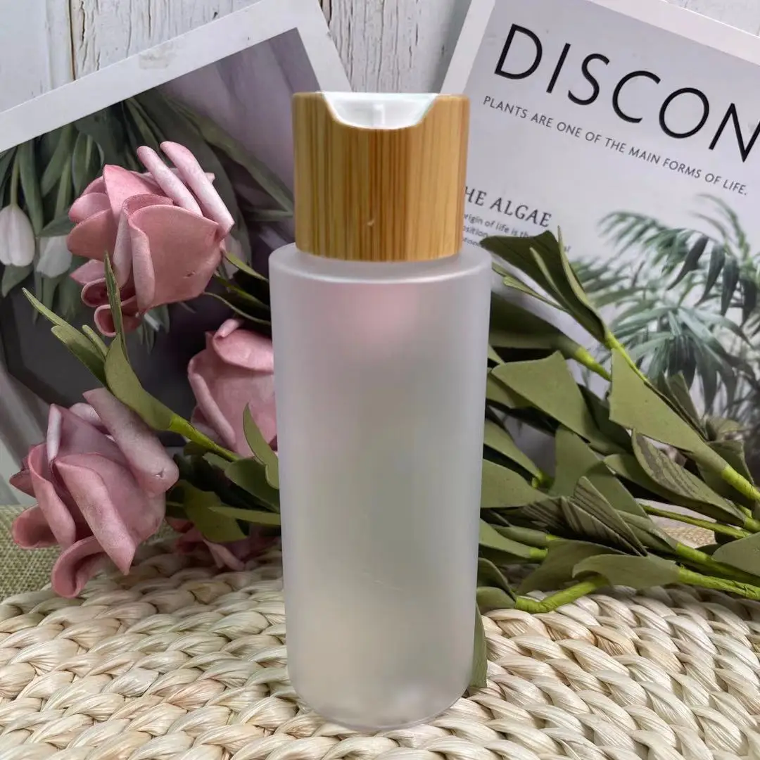 Бамбук Косметическая упаковка матовый прозрачный 100 мл 120 250 500 переработанный ПЭТ