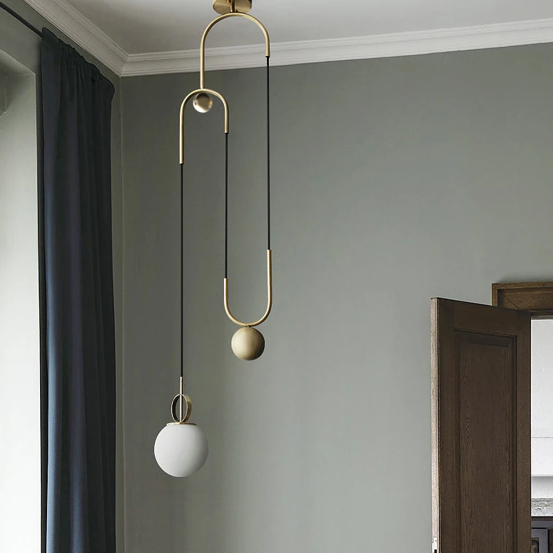 

Винтажный светодиодный светильник в скандинавском стиле, кухонный Остров e27, подвесной светильник для столовой