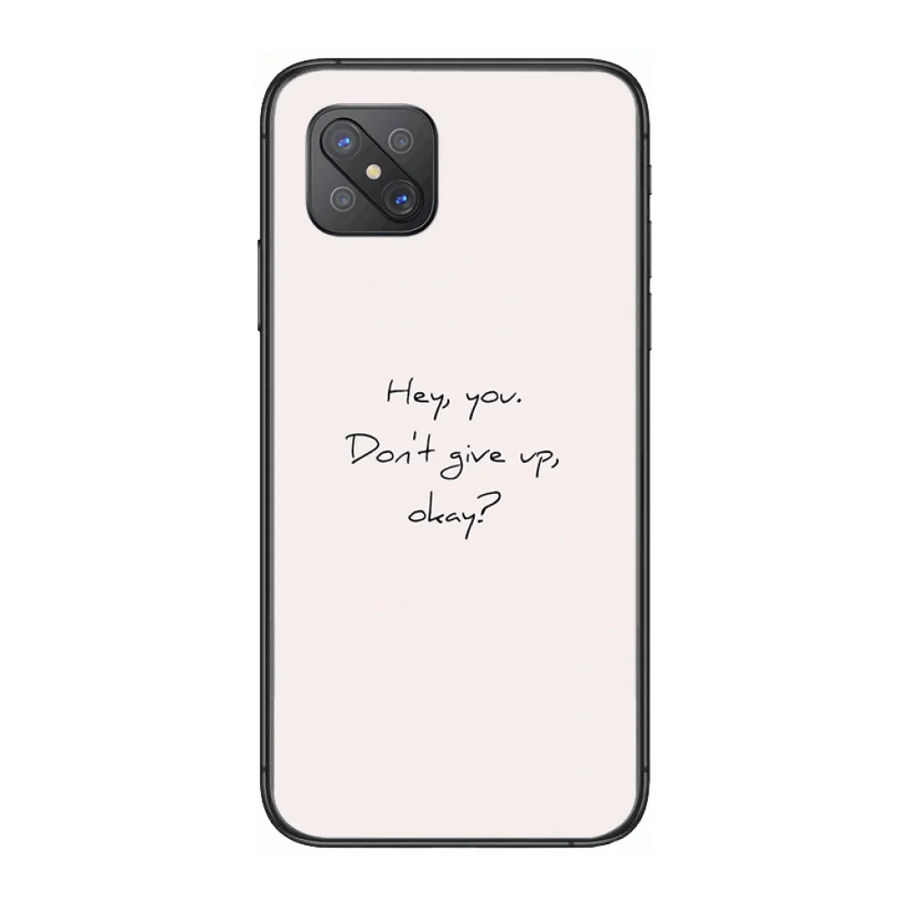 

Interesting Shockproof Senior HD Phone Case cover For OPPO A91 9 83 79 92s 5 F9 A7X Reno2 Realme6pro 5 black tpu cell cover