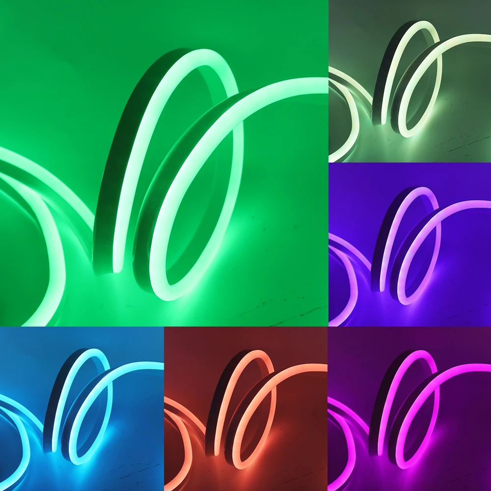 RGB неосветильник 120 светодисветодиодный s/m лента гибкая светодиодная неоновая
