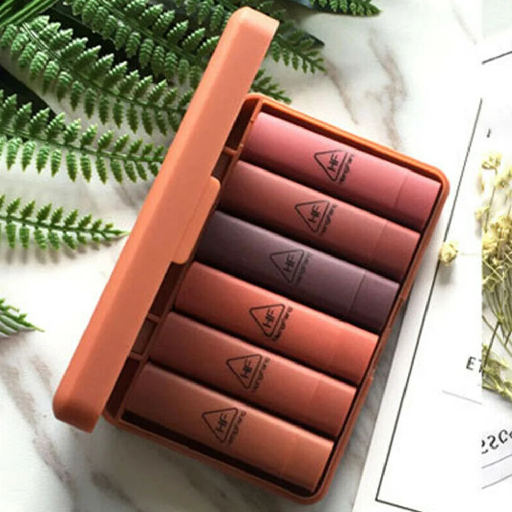 

6pcs/set Matte Matte Lipstick Makeup Lipstick Lip Gloss Long Lasting Waterproof Cosmetic Makeup Accessories Useful