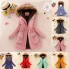 Зимние женские парки, пальто, Новая повседневная куртка на молнии с капюшоном, облегающая Высококачественная зимняя теплая верхняя одежда, пальто, женская одежда S-xxxl