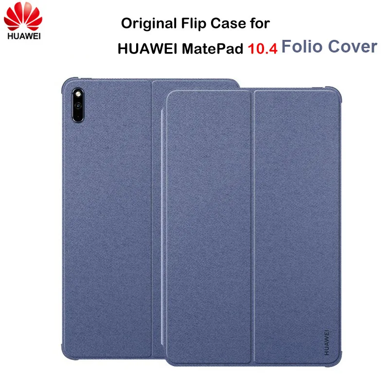 

Оригинальный чехол-книжка для HUAWEI MatePad 10,4 дюйма, кожаный чехол-книжка с подставкой Smart Matepad 10,4, чехол