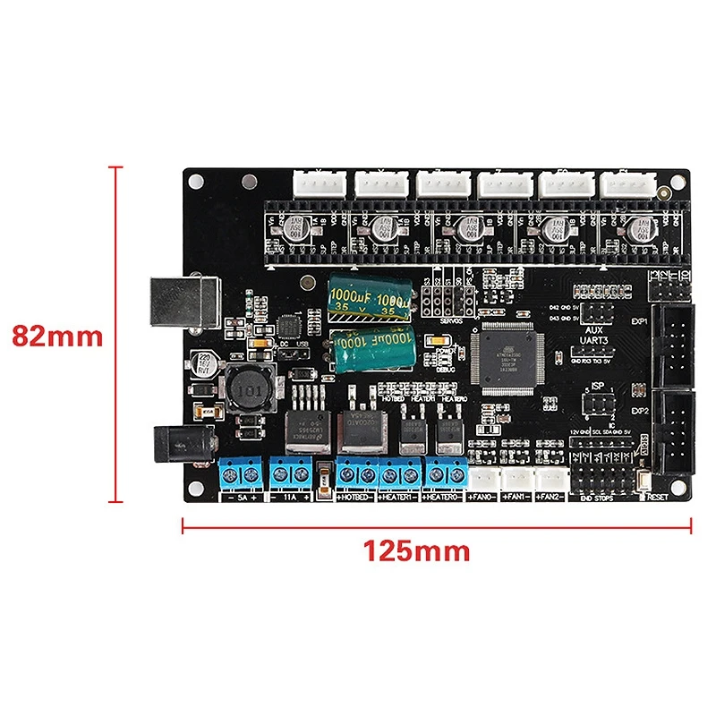 Аксессуары для 3D-принтера материнская плата Trigorilla + Tmc2209 Mega2560 Ramps1.4 обновление Reprap