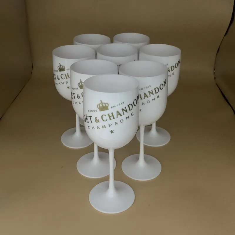 12 Uds vino PS acrílico plástico de la PC gafas flautas de champán copa de Cocktail de fábrica al por mayor de plástico whisky tazas