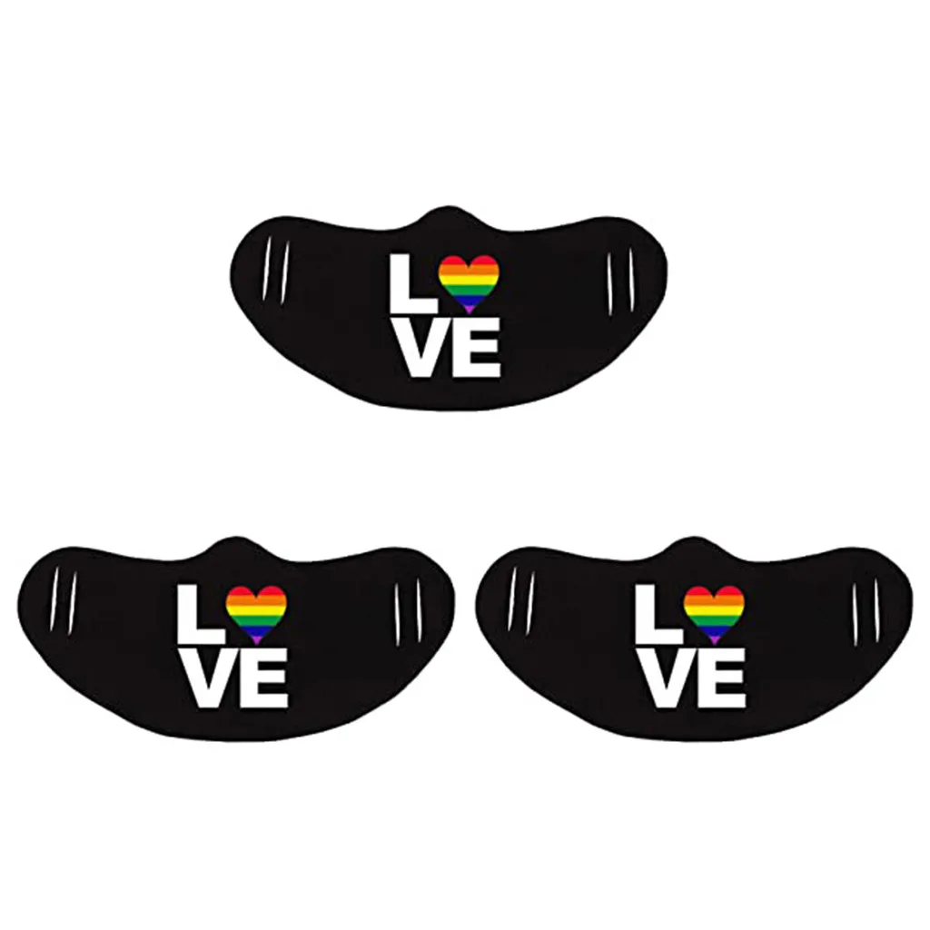 Mascarilla маска для ухода за кожей лица bioaqua masque 3 пакета Pride Love Social Distance футболка ткань