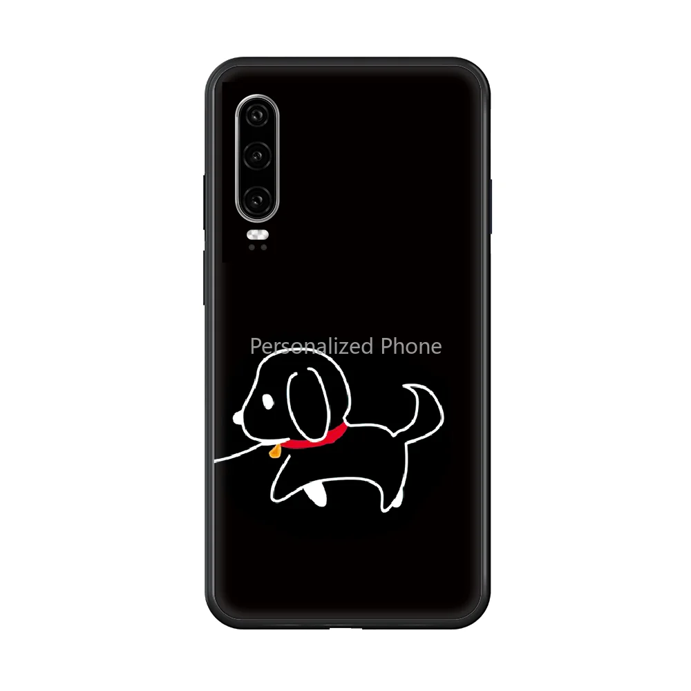 

Couple GoodFriend Phone case For Huawei P 30 10 20 40 Lite Smart Z Pro 2019 black shell trend bumper 3D waterproof
