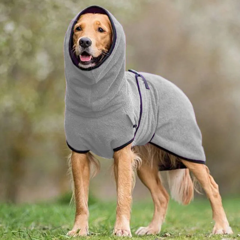 

Custom Pet Clothes Dog Costumes Solid Color High Collar Warm Dog Vest