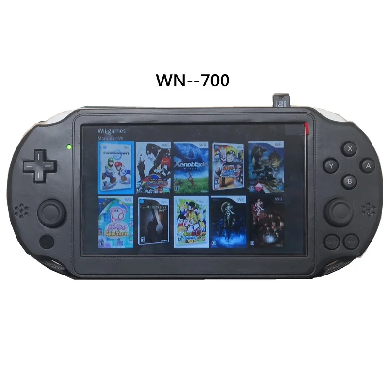 Kaufen Neue Version 7 Zoll IPS LCD GAMEBOY 5 Mit Doppel Joystick WII & NGC 2 In 1 Game Boy Geändert Durch Original PCB KEINE Raspberry Pi