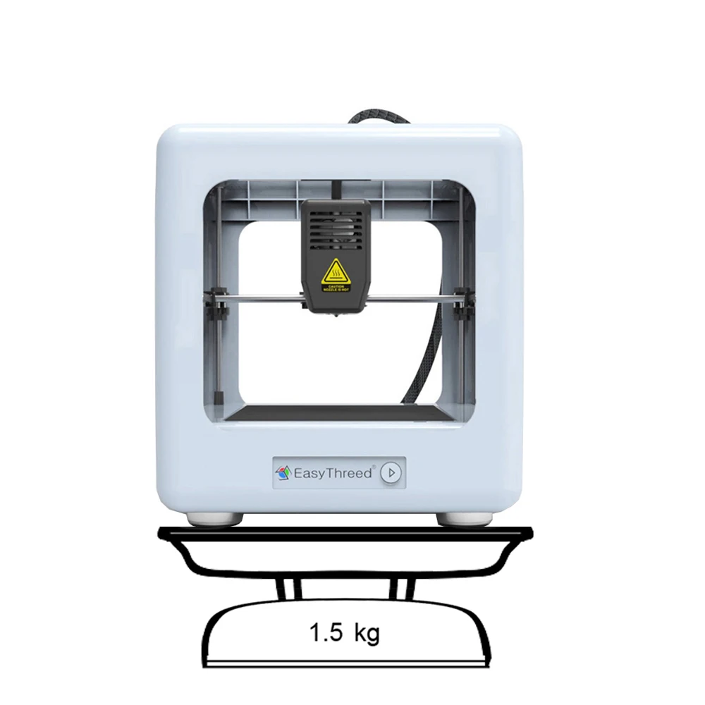 EasyThreed Nano 3d принтер портативный мини обучающий DIY комплект принтер Impressora 3D для детей 3d принтер Рождественский подарок