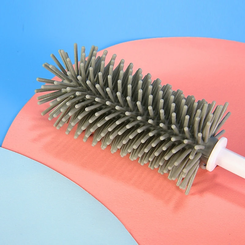 

3pcs Newborn Baby Bottle Cleaner Brushes Silicone 360 Degree Rotation Long Handle Nipple Cup Clean Cleaning Brush