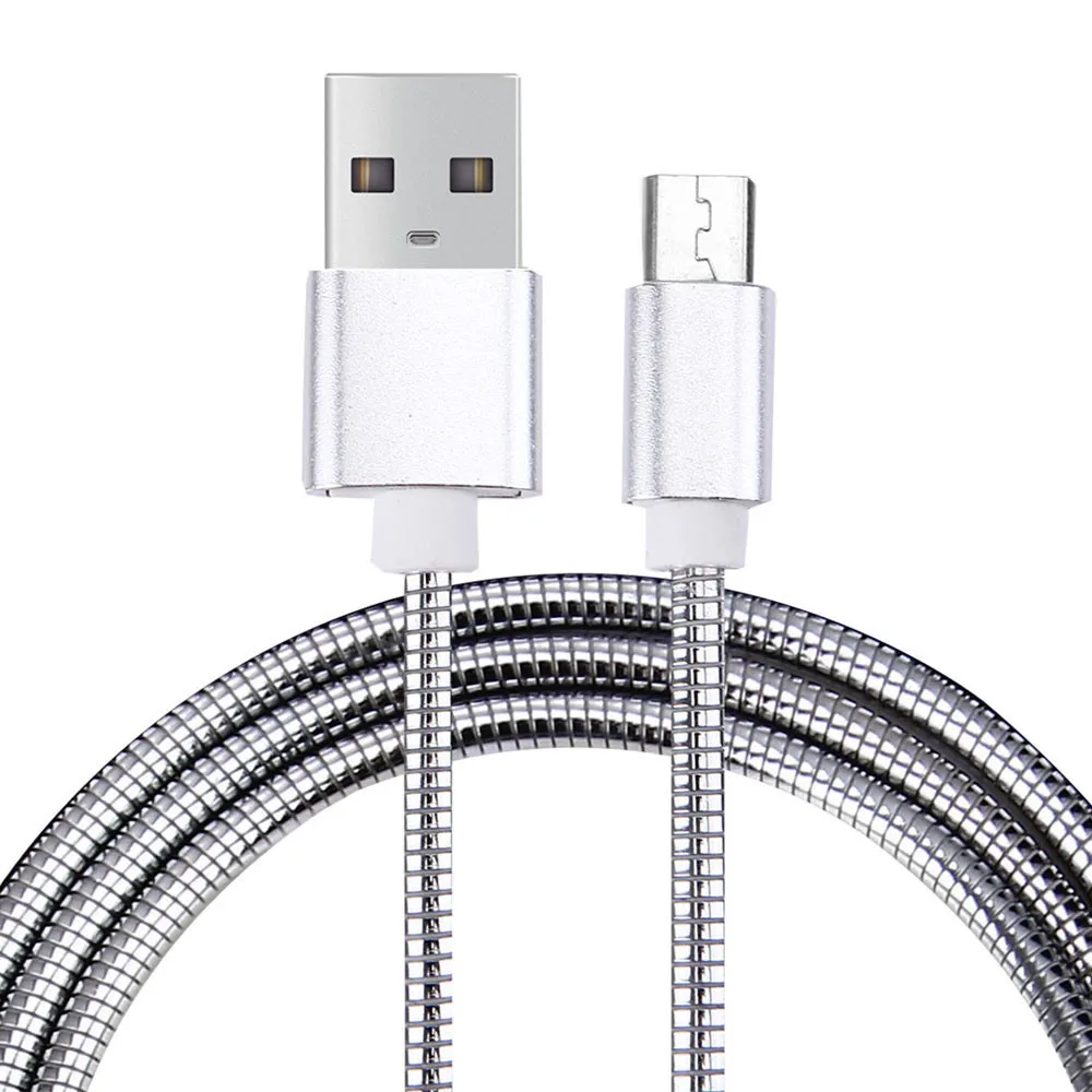 Цинковый сплав Usb кабель 1 м Быстрая зарядка для Huawei зарядный провод Android