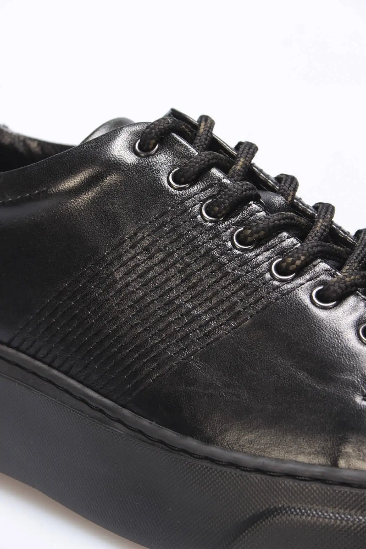 Pearl Genuine Leather Black Men 'S Casual Shoes 120130008769 | Обувь