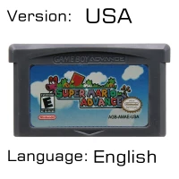 Super Mariold USA 32 бит видеоигры картридж Консоли Карты для nintendo GBA супер мариолд Advance серии Английский язык издание - Цвет: Super Mariold USA