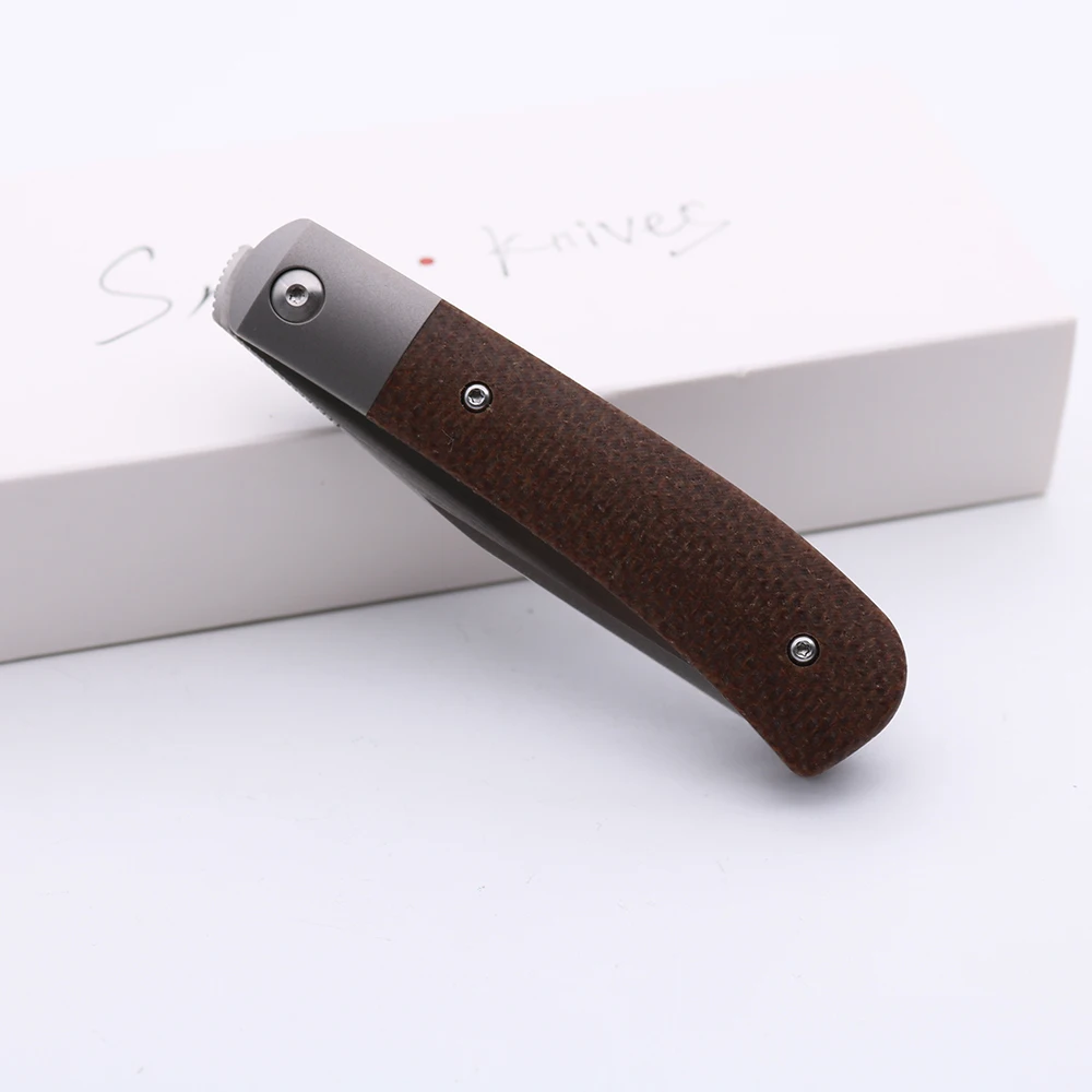Быстрая доставка ножи SMKE охотничий складной нож с передней флиппером D2 лезвие