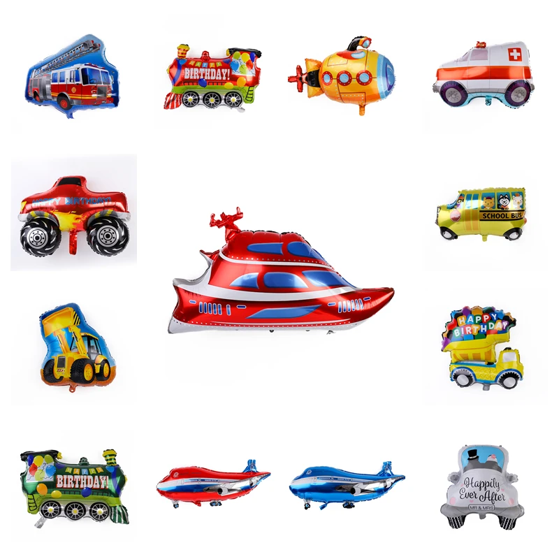 Транспорт школьный автобус пожарная машина моделирование Алюминиевая Фольга