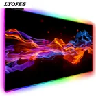 Цветная (RGB) Мышь большой коврик геймерские Мышь Коврик для компьютерной Мышь Pad RGB подсветкой МОЗ площадку Мышь Pad XXL для струйного принтера Desk клавиатура компьютерные мыши с подсветкой коврик