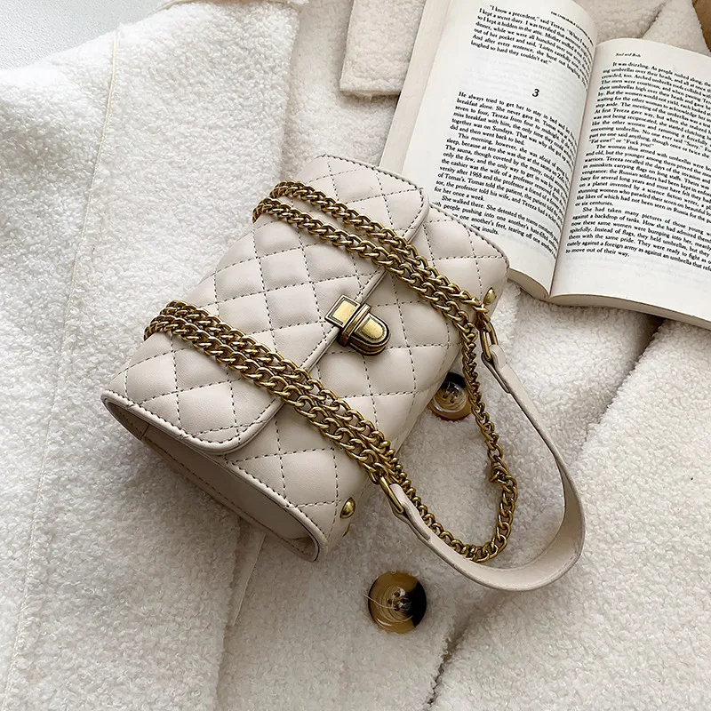 

Fashion Crossbody Bags For Women 2020 PU Leather Shoulder Messenger Bag Female Travel Handbags Chain Cross Body Bag Women