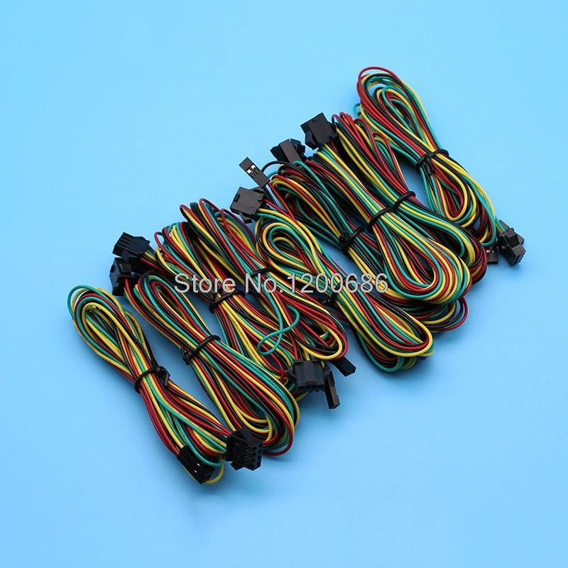 

1M Meters 100CM 20AWG SM 2.54mm 4P male dupont 2.54 Connector customization wire harness