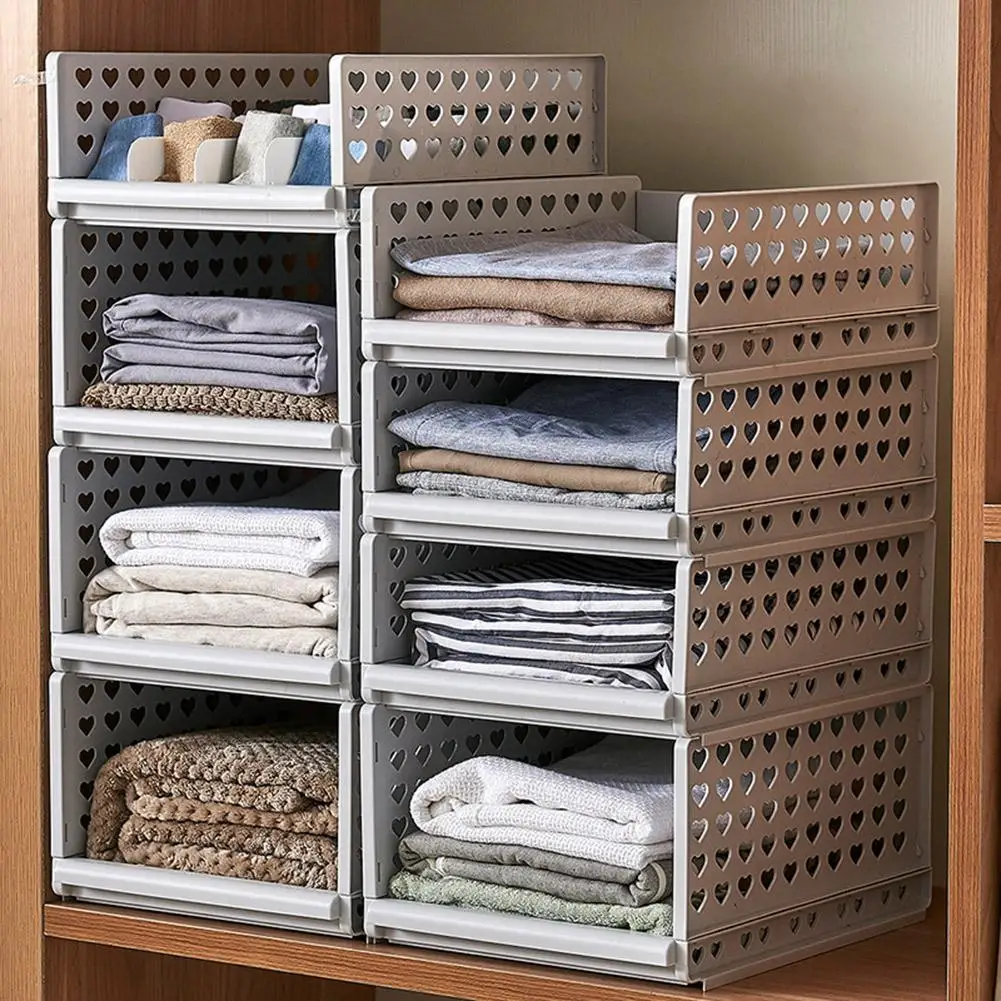 Съемный органайзер для одежды шкаф перегородка доска ящик корзина хранения