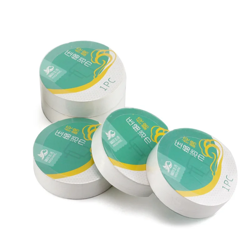 Компрессионное полотенце банное комбинированная упаковка одноразовое нетканое