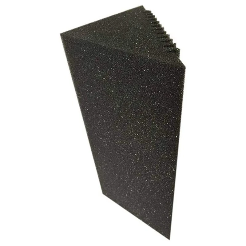 Promotion! 12 Pcs Sound-Absorbing Foam Board Bass Trap Wedge-Shape Brick Sound Insulation Treatment 12X12X2 | Строительство и