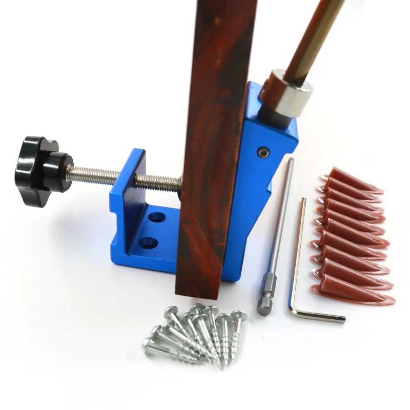 

9mm Pocket Hole Puncher jig kit Mini Style Pocket Hole Jig Kit For Wood Working Step Drill Bit Set Woodworking Tools