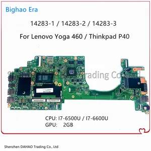 14283 3 14283 2 14283 1 mainboard for lenovo thinkpad p40 yoga 460 laptop motherboard with i7 cpu 2gb gpu 01aw419 100 tested free global shipping