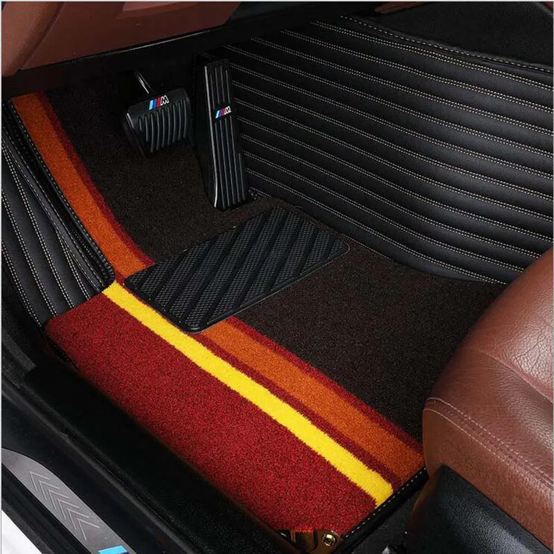 Double layer car floor mats for Bmw X5 E53 E70 2004-2013 2014- 2016 2017 2018 Custom auto foot Pads automobile carpet cover | Автомобили и