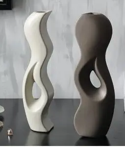 

CREATIVE CERAMIC DETACHABLE FLOWER VASE DECORATIVE TABLETOP PORCELAIN DIVISIBLE PITCHER GIFT AND CRAFT EMBELLISHMENT ACCESSORIES