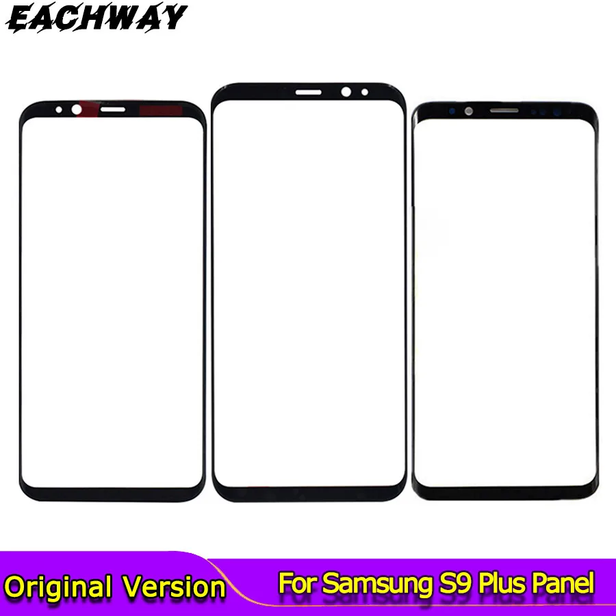 S10 Черный Новый для Samsung S8 S9 Передний экран стекло Внешний объектив Plus Сенсорная