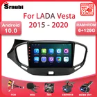 Автомагнитола T10 на Android 10 для LADA Vesta 2015-2019, мультимедийный видеоплеер 2Din с Wi-Fi и GPS-навигацией, стерео головное устройство с рамкой