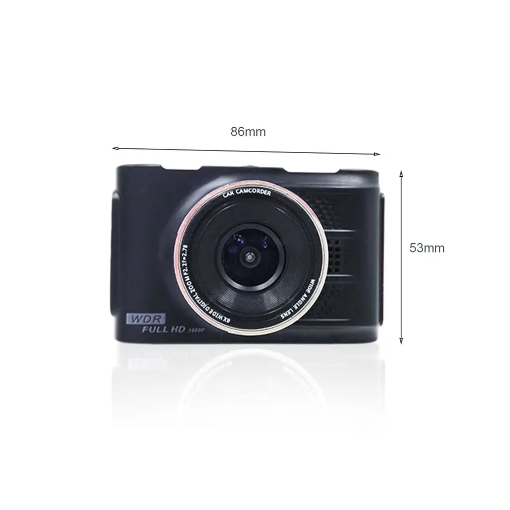 

Q3 Portable Mini Full HD 1080P Car Camcorder Driving Recorder with Wide Angle Lens 6X Wide Digital Zoom F2.2 Recording
