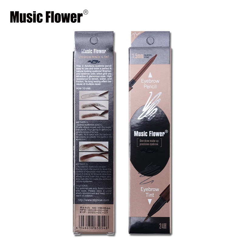 Music Flower брендовый косметический макияж для глаз матовый натуральный карандаш