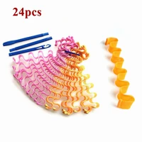 24 egg rolls large curls do not hurt hair curling hair styling tool diy accessories spiral big wave curling tube roll plastic