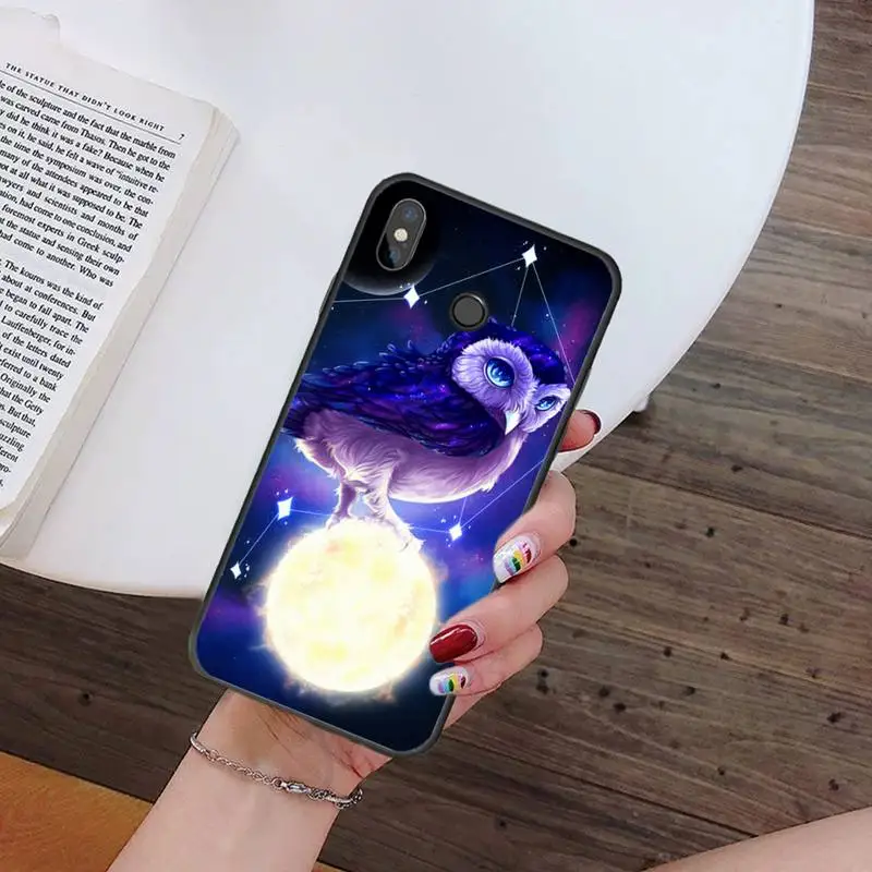 

Cute owl cartoon animal Phone Case For Xiaomi Redmi note 7 8 9 t k30 max3 9 s 10 pro lite