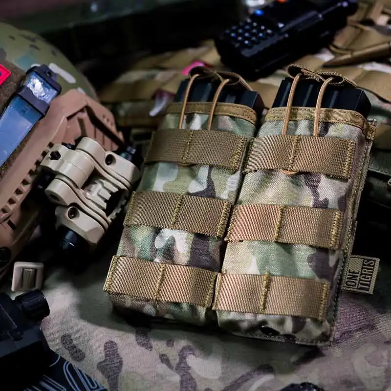 Тактическая Сумка OneTigris MOLLE с двойным открытым верхом Магнитная сумка M4/M16 для