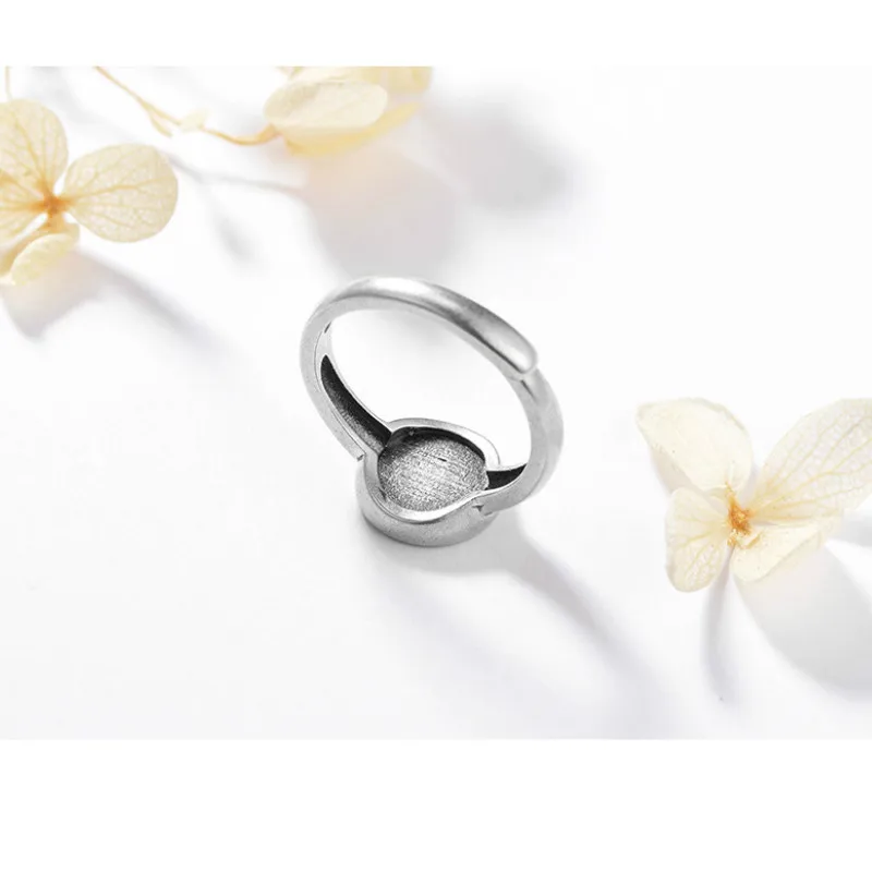 Тибетские Серебряные женские кольца S925 китайские благословения серебряные для