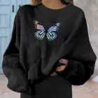 Женская уличная одежда в стиле Харадзюку, свитшоты в Корейском стиле, зимняя теплая толстовка, пуловер с длинным рукавом, женские топы с капюшоном